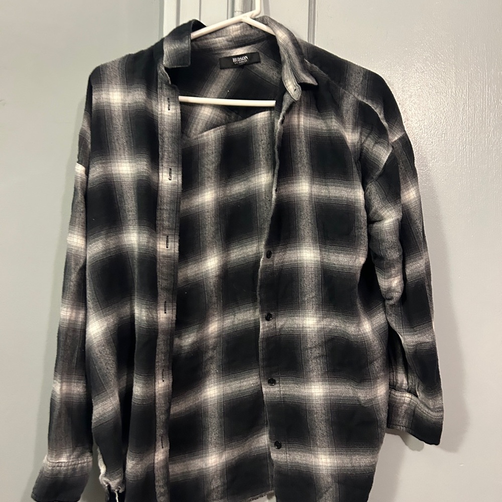 Cute blank and white flannel